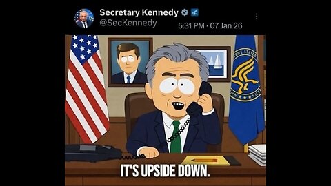 Secretary Kennedy: THE FOOD PYRAMID IS UPSIDE DOWN