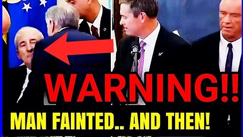 Man Faints In Oval Office Updates Takes A Strange Turn