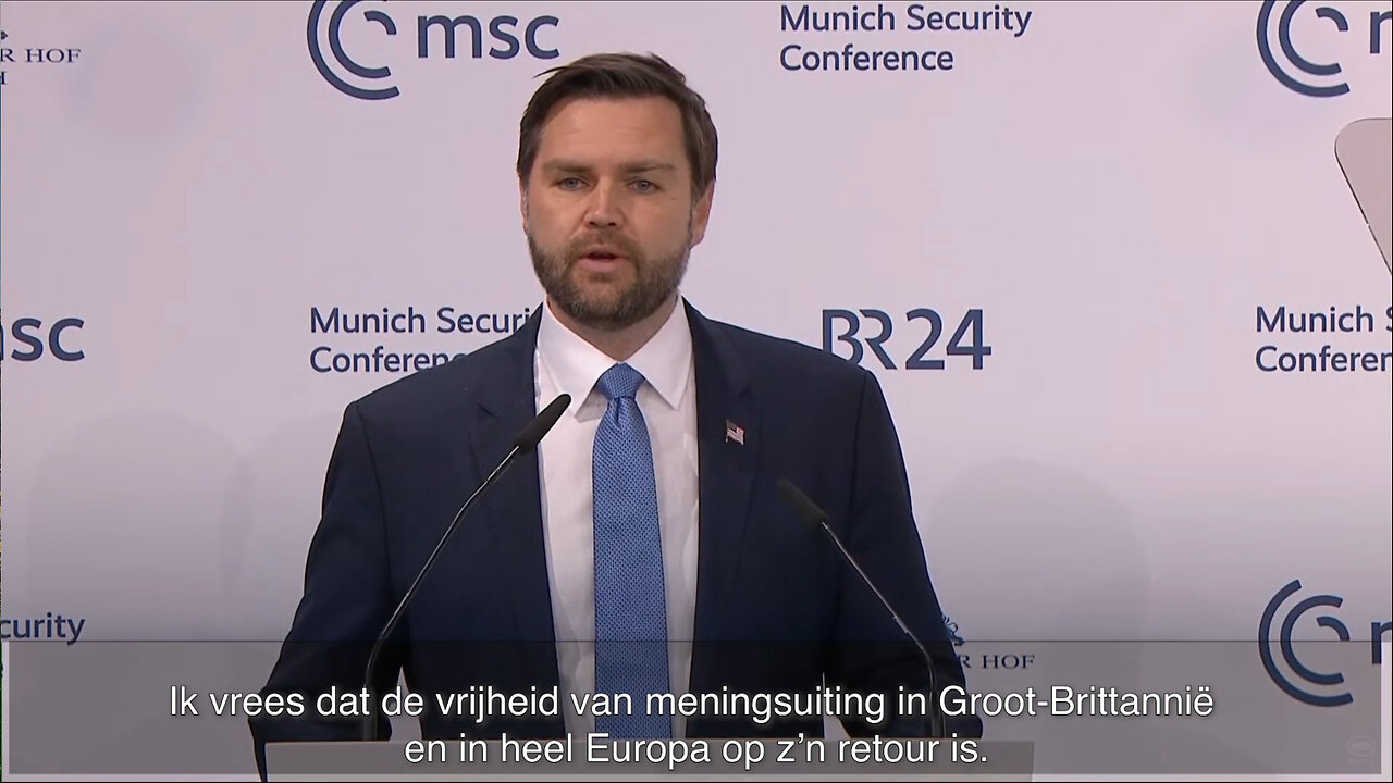 JD Vance speech in München - NL ondertiteling