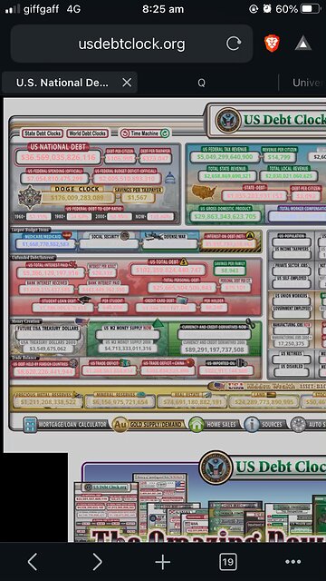 US debt clock : DOGE