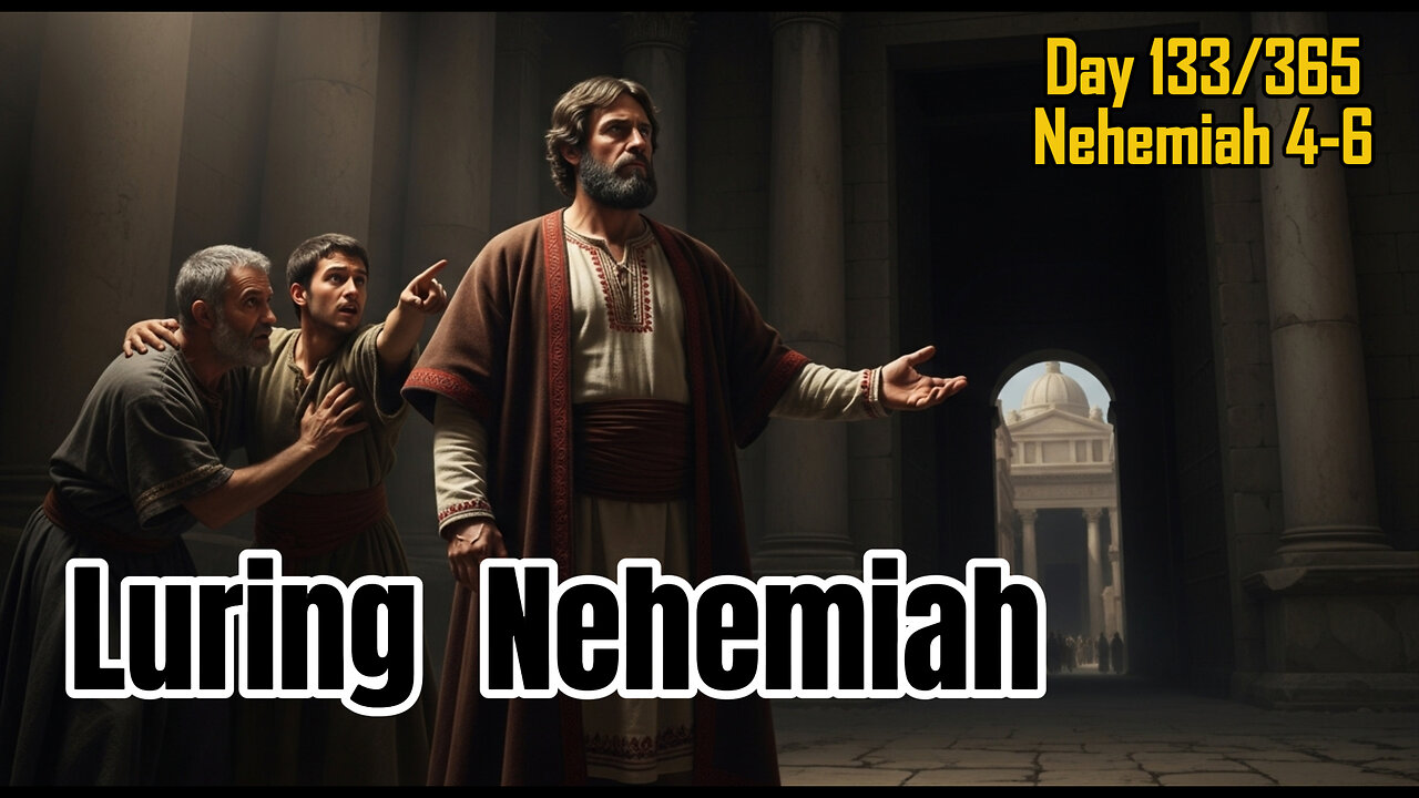 Day 133/365 - A Tool In One Hand Weapon In The Other | Nehemiah Handles Opposition #nehemiah #bible
