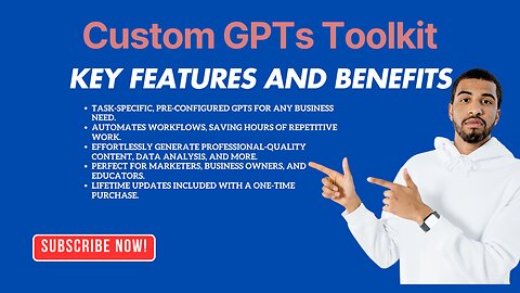 Unlock the power of AI with the Custom GPTs Toolkit