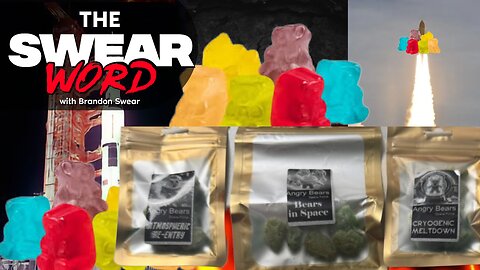 Tincture Filled Freeze Dried Gummy Bears - Bears in Space - Space Force Edition