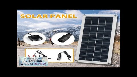 Equipped with 40W Outdoor USB 5V Solar Flexible Panel Suitable for RV Review