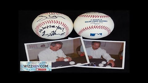 Jerry Seinfeld & Larry Thomas Autographed Baseball (Soup Nazi) w/Proof! Review