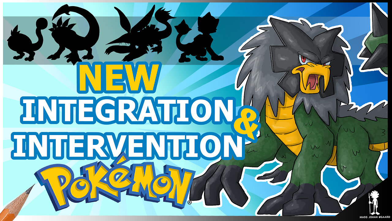 NEW Pokémon based on Integration & Intervention | Hydonso Region 👁️🐉🐇