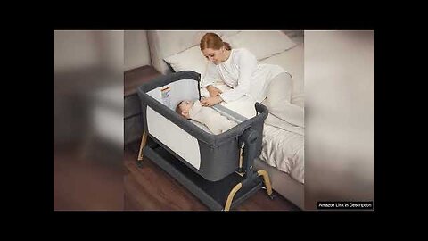 ANGELBLISS 3 in 1 Baby Bassinet Rocking Bassinets Bedside Sleeper with Comfy Review