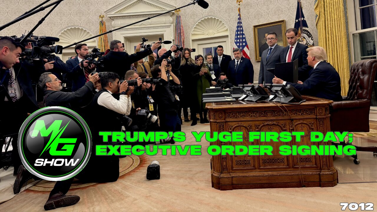 Trump’s YUGE First Day; Executive Order Signing