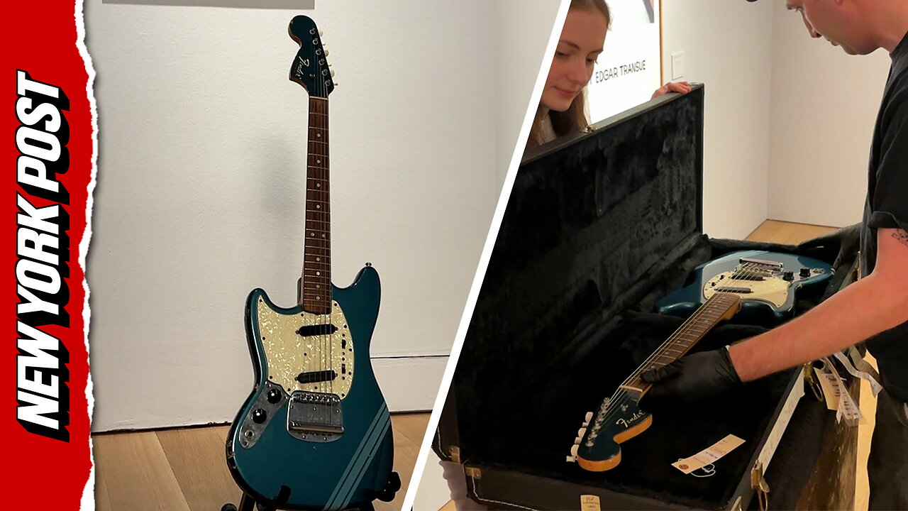Kurt Cobains guitar from Smells Like Teen Spirit video to be sold at NYC auction next year