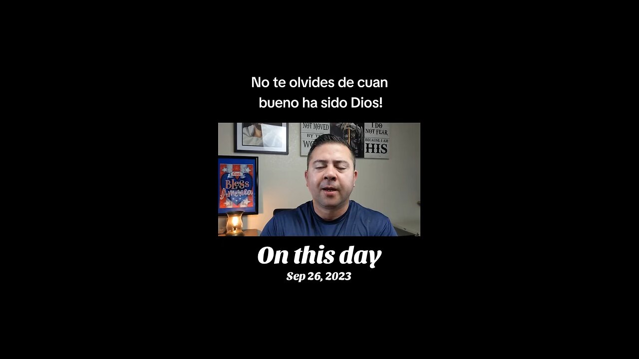 Dios es y ha sido bueno!