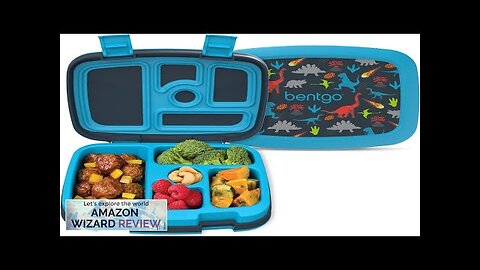 Bentgo® Kids Prints Leak-Proof 5-Compartment Bento-Style Kids Lunch Box Ideal Portion Review