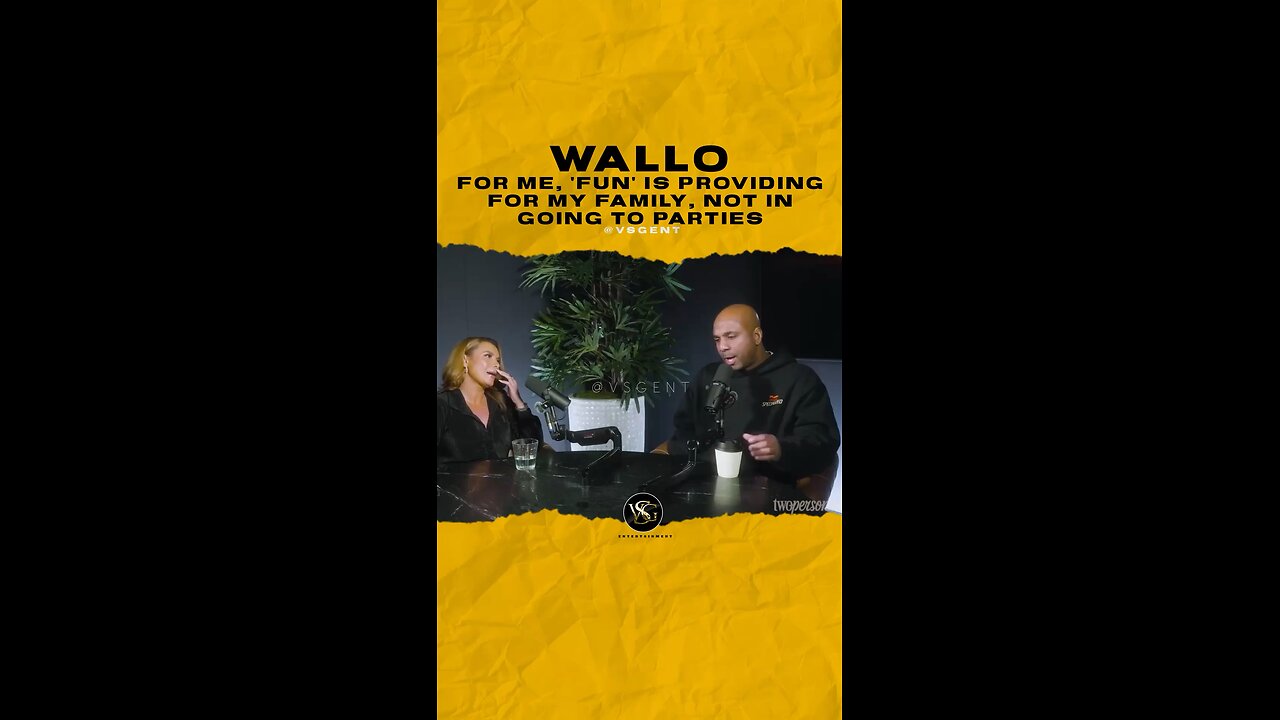 @wallo267 For me, ‘fun’ is providing for my family, not in going to parties