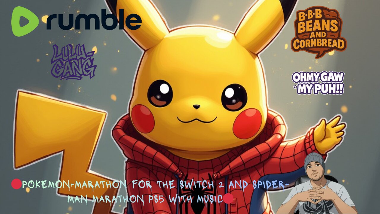 🔴POKEMON-MARATHON FOR THE SWITCH 2 AND SPIDER-MAN MARATHON PS5 WITH MUSIC🔴