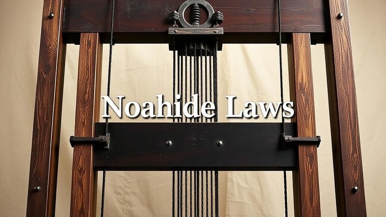 THE NOAHIDE LAWS and WHY YOU NEED TO PAY ATTENTION