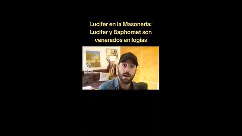 la masonería y lucifer