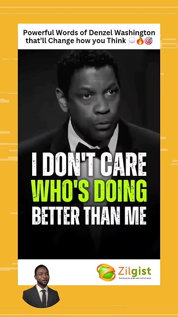 Powerful Words of Denzel Washington that’ll Change how you Think 💭🔥🎯
