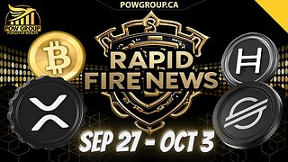 Crypto News Weekly Recap & Rapid Fire Updates (September 27 - October 3, 2025)