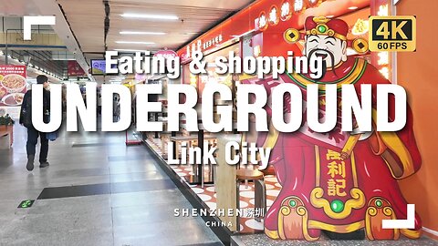 Eating & Shopping in Shenzhen's Underground Link City 🇨🇳