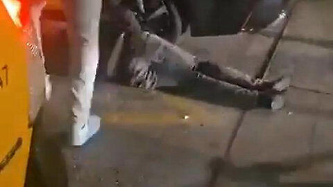 A group of North African migrants beating up a Spanish taxi driver in Barcelona
