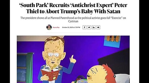 WARNING! SOUTH PARK & PETER THIEL KNOW THIS ABOUT THE ANTICHRIST...AND SO SHOULD YOU