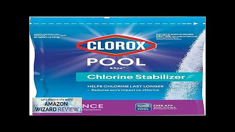 Clorox® Pool&Spa™ Swimming Pool Chlorine Stabilizer Helps Chlorine Last Longer Saltwater Review