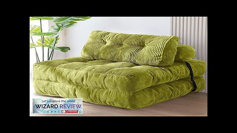 MAXYOYO Green Folding Sofa Bed for Seating mattress convertible sleeper Review