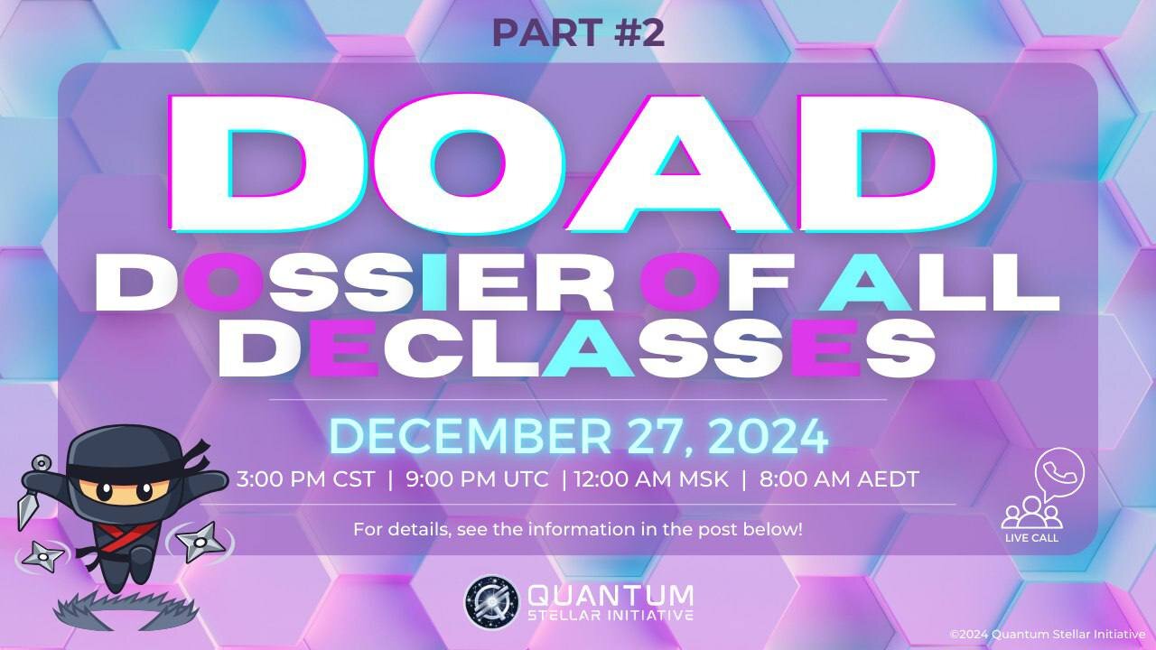 DOAD #2 - DOSSIER OF ALL DECLASSES - (Dec 27, 2024)