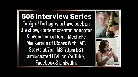 Interview with Mechelle Merkerson of Cigar With "M"