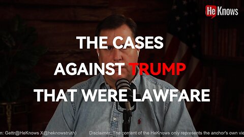 The cases against Trump that were lawfare