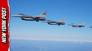 Four U.S. F-16 Fighter Jets Accompany Air Force One as Trump Travels to South Korea