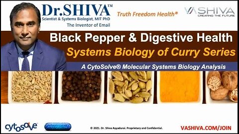 Dr.SHIVA™: Black Pepper on Digestion @CytoSolve® Systems Analysis(7/21)