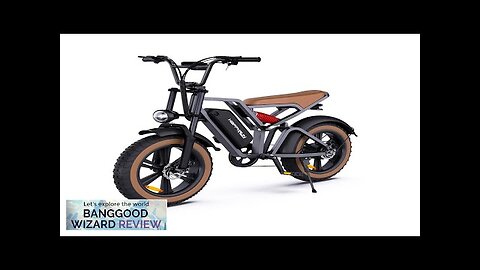 USA DIRECT Happyrun HR-G60 Electric Bike 48V 18AH Battery 750W Motor 20*4.0inch Review