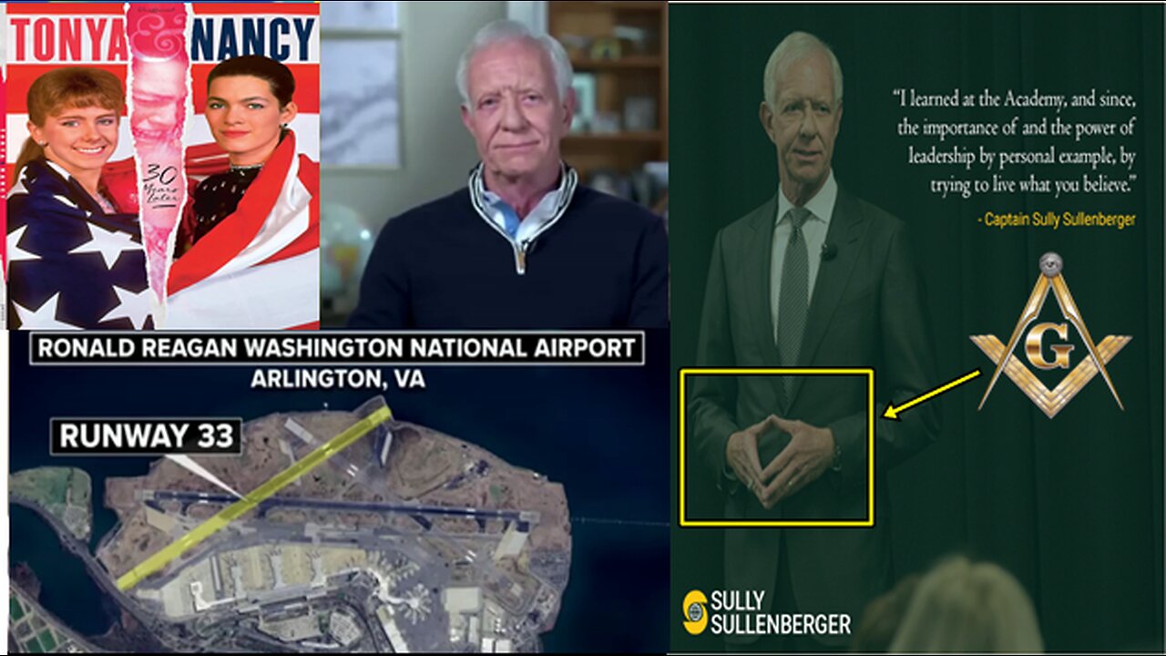 The Washington DC Airplane & Helicopter Crash Hoax - Sully Sullenberger & Nancy Kerrigan