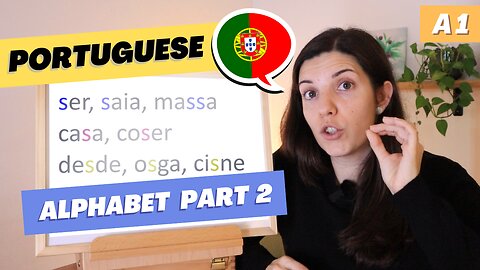 How to pronounce consonants in Portuguese | A1 - Learn the Portuguese Alphabet pt. 2