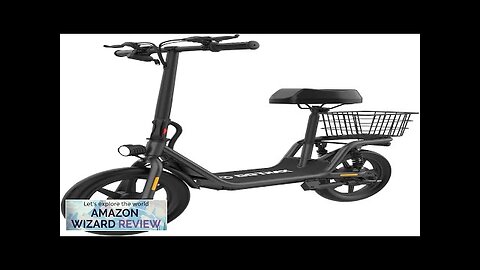 Gotrax FLEX Electric Scooter with Seat for Adult 18.6Miles Range&15.5Mph Power by Review