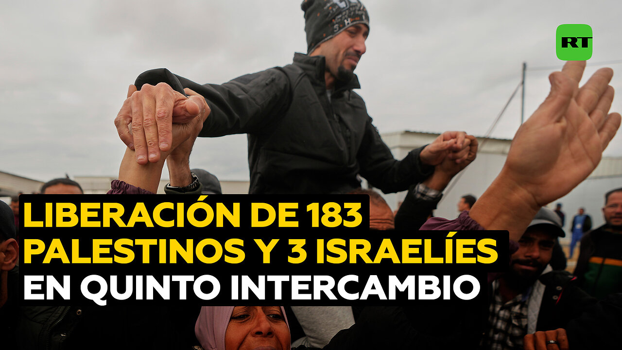 183 palestinos y tres israelíes liberados en el marco del quinto intercambio de rehenes