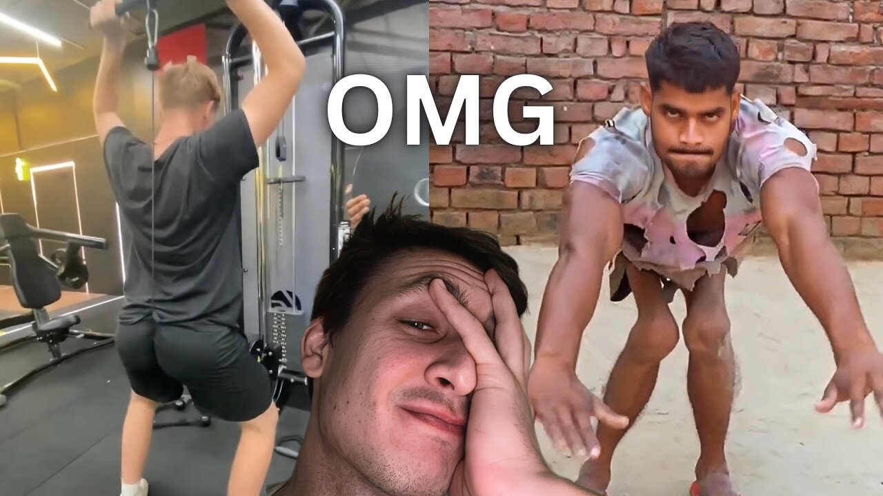 Reacting To Hilarious Gym Fails #4