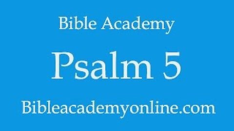 Psalm 5