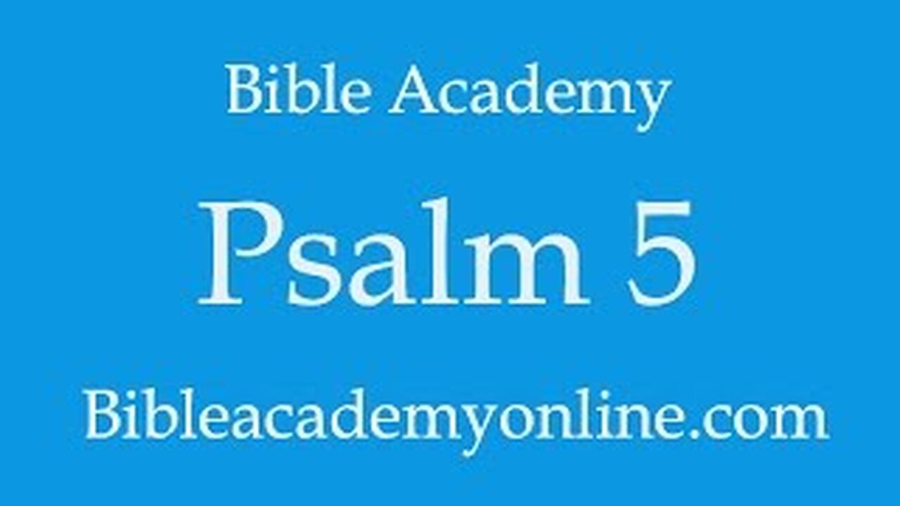 Psalm 5