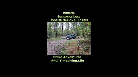 Fat tire ebiking in Hoosier National Forest