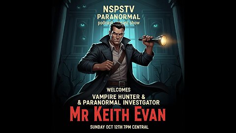 VAMPIRE HUNTER / PARANORMAL INVESTIGATOR MR KEITH EVANS
