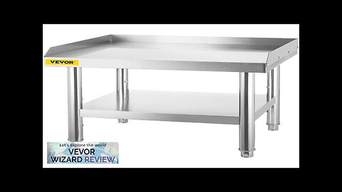 VEVOR Stainless Steel Equipment Grill Stand 24 x 28 x 24 Inches Review