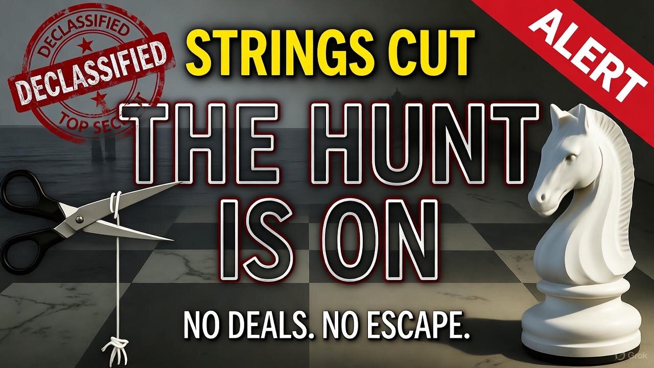 THE HUNT IS ON: Strings Cut, Puppet Masters Removed - This Is The Takedown