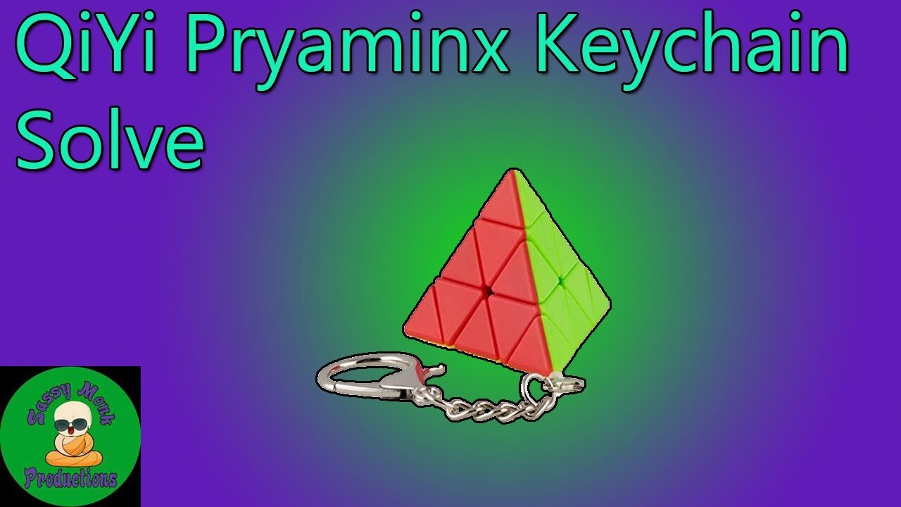 QiYi Pyraminx Keychain Solve