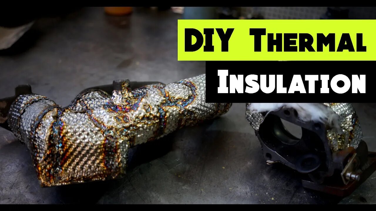 DIY Turbo and Manifold thermal insulation for under 50$ | Heat management done RIGHT on a Budget