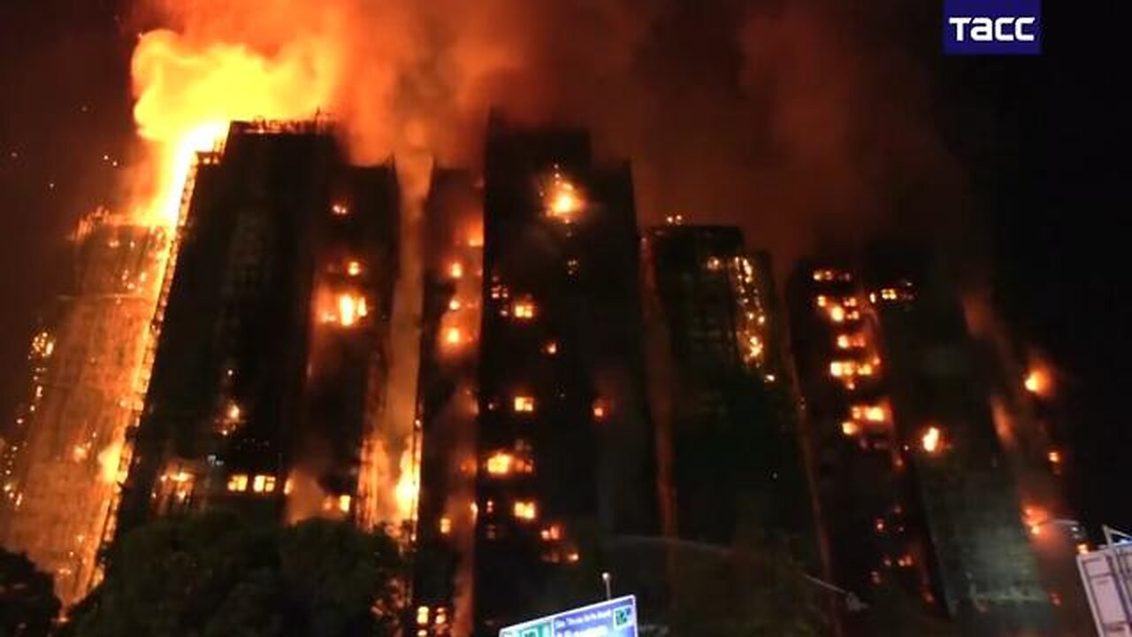 Hong Kong. At least 36 dead and 279 missing in fire of 7 buildings housing complex Tai Po
