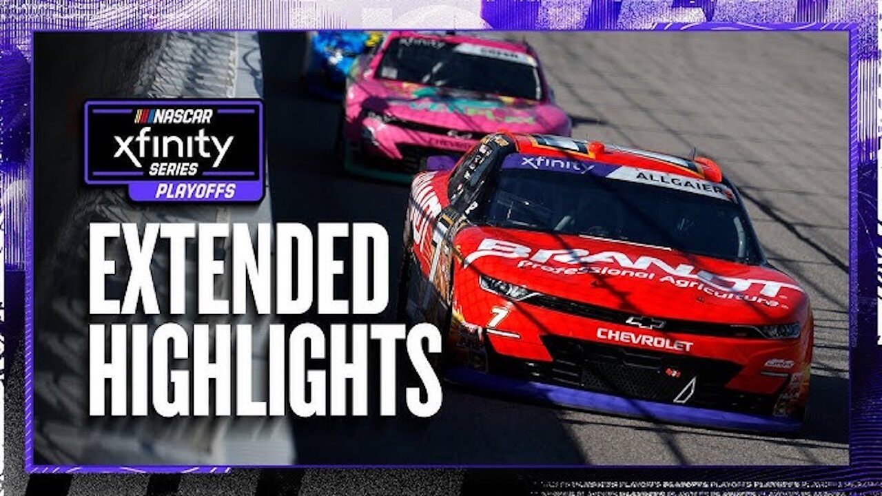 2025 NASCAR PLAYOFFS Xfinity Series at Kansas Speedway EXTENDED HIGHLIGHTS (4K)