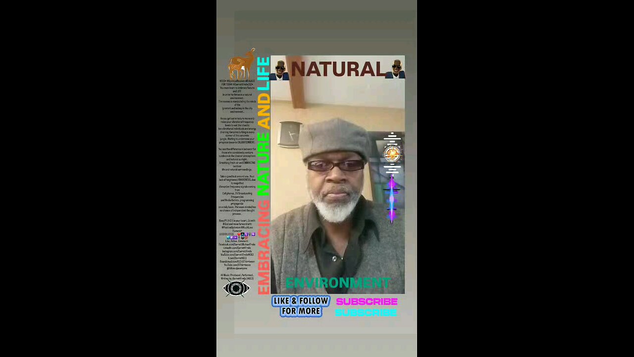 ▪︎NATURAL ENVIRONMENT/EMBRACING NATURE AND LIFE▪︎