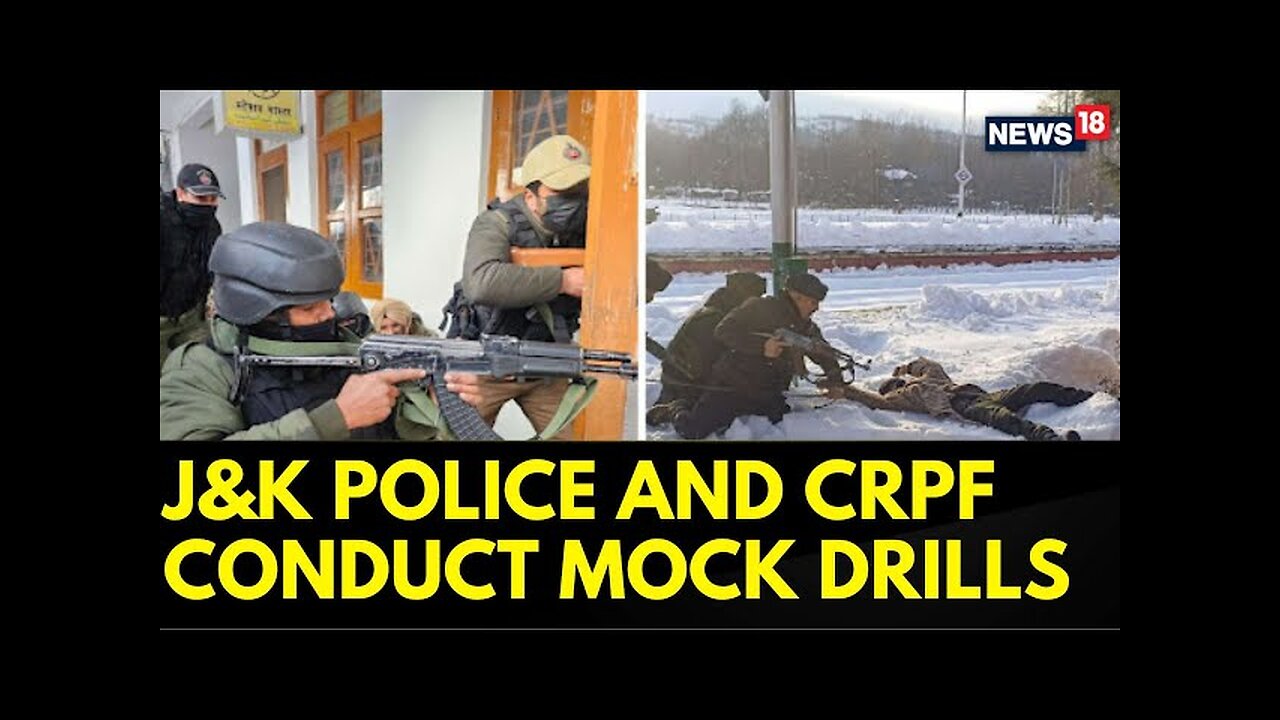 J&K Police Conducts Mocks Drills As Kashmir Gets Connected To Rest Of The India Via Train | News18