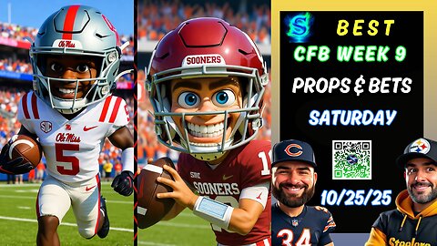🏈 Best College Football Picks Week 9 2025 | Ole Miss vs Oklahoma & MORE!
